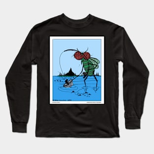 Fly Fishing Funny Fisherman Novelty Gift Long Sleeve T-Shirt